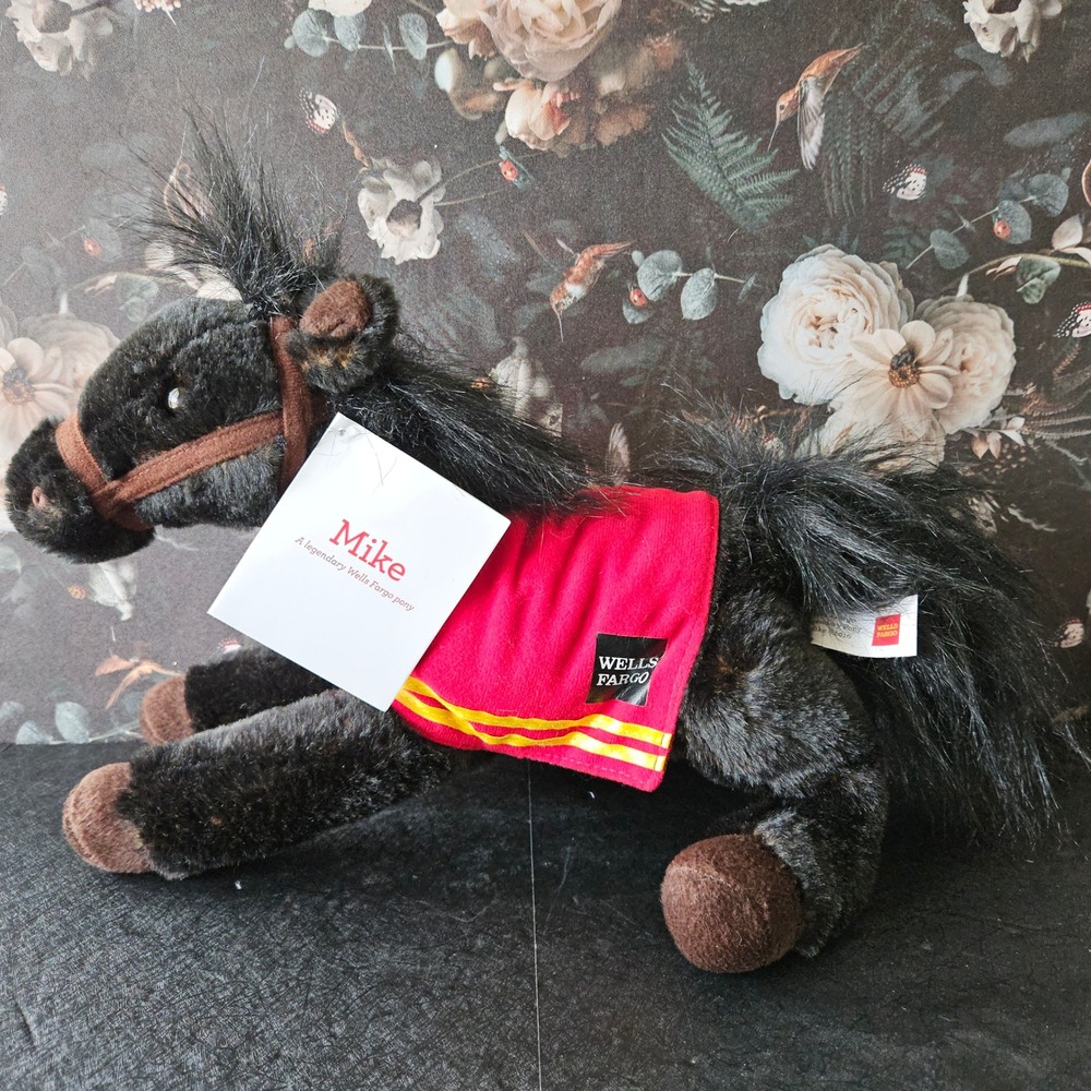 Wells Fargo MIKE The Legendary Pony Plush - 2016 With‎ Tag Stuffed Animal